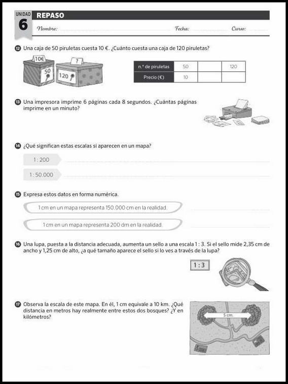 Révisions de mathématiques pour enfants de 11 ans 30