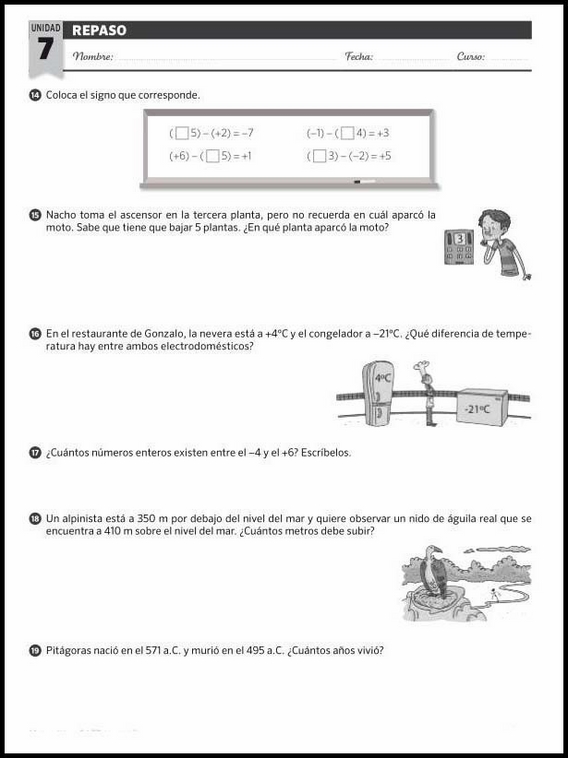 Maths Review Worksheets for 11-Year-Olds 33