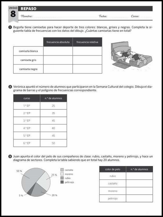 Revisões de matemática para crianças de 11 anos 34