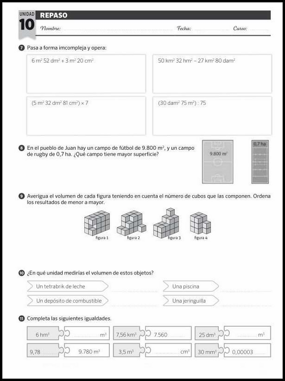 Maths Review Worksheets for 11-Year-Olds 41