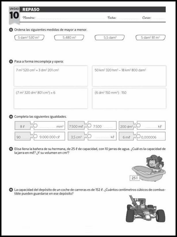 Maths Review Worksheets for 11-Year-Olds 42