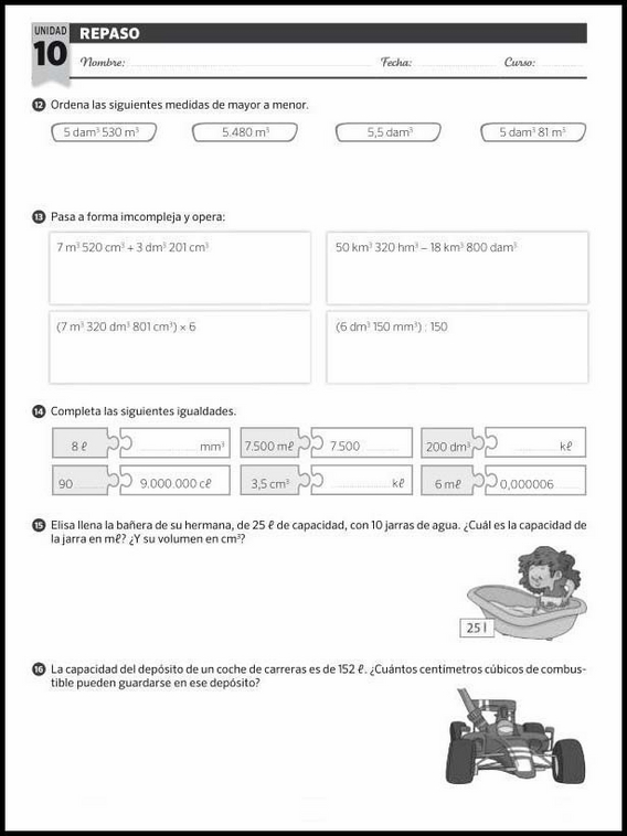 Révisions de mathématiques pour enfants de 11 ans 42