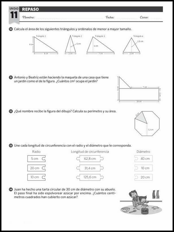 Révisions de mathématiques pour enfants de 11 ans 45