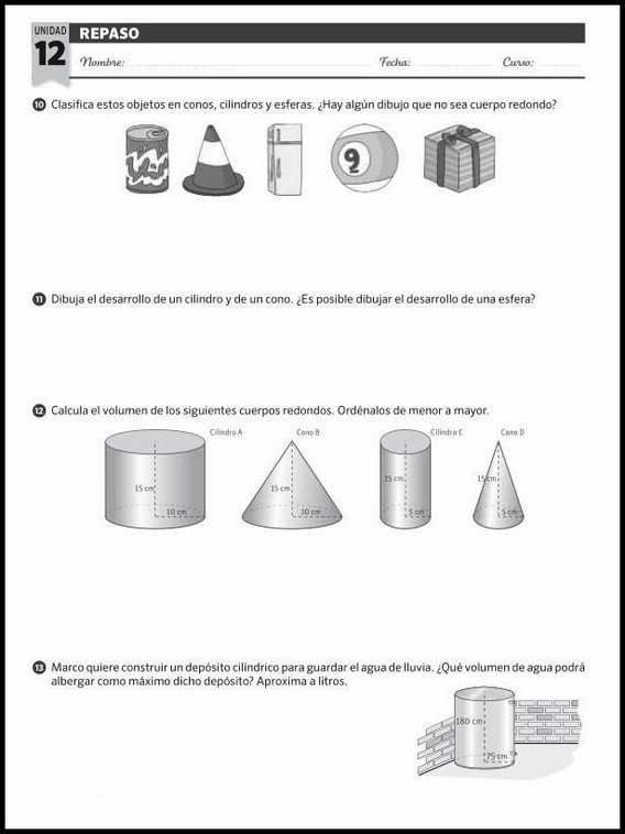 Revisões de matemática para crianças de 11 anos 48