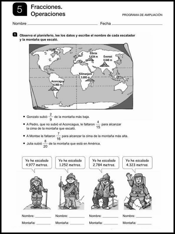 11 años 6º Educacion Primaria Repaso 5