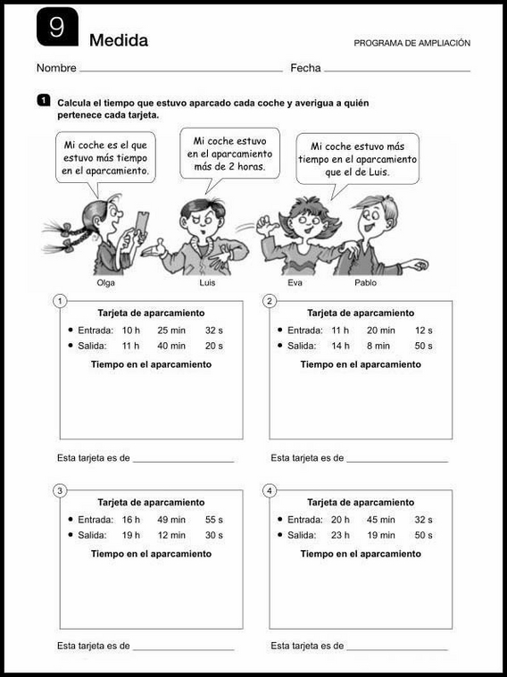 11 años 6º Educacion Primaria Repaso 9