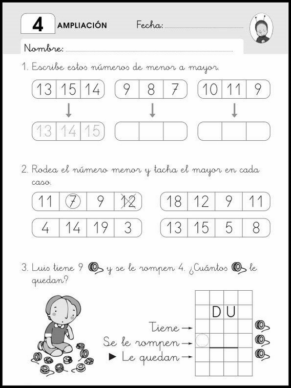 Matematikuppgifter för 6-åringar 32