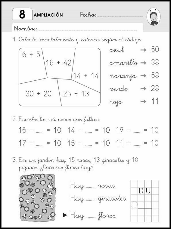 Mathe-Arbeitsblätter für 6-Jährige 36