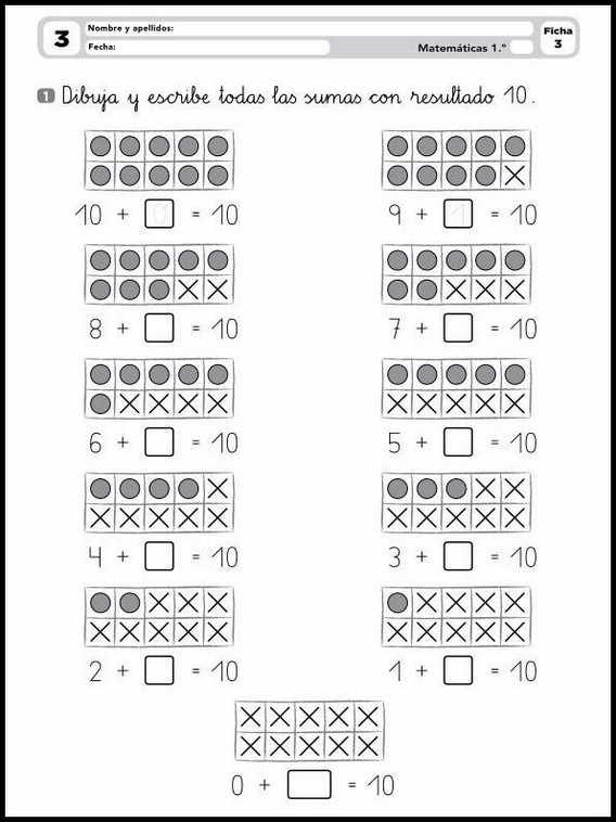 Esercizi di matematica per bambini di 6 anni 4