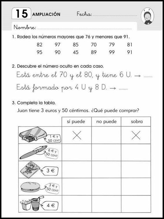 Esercizi di matematica per bambini di 6 anni 43