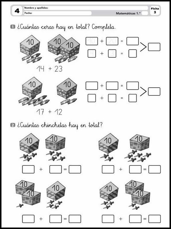 Exercícios de matemática para crianças de 6 anos 11