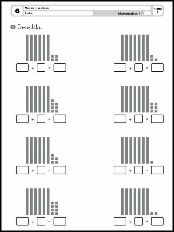 Exercícios de matemática para crianças de 6 anos 15