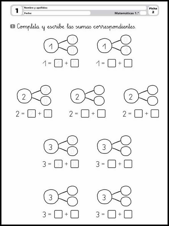 6 años 1º Educacion Primaria Refuerzo 2