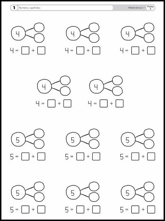 6 años 1º Educacion Primaria Refuerzo 3