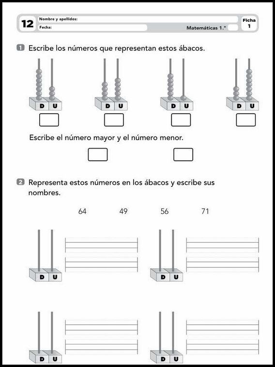 Entraînements de mathématiques pour enfants de 6 ans 33