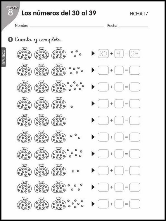 Exercícios de matemática para crianças de 6 anos 52