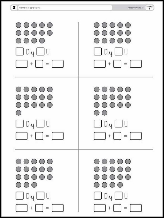 Exercícios de matemática para crianças de 6 anos 7