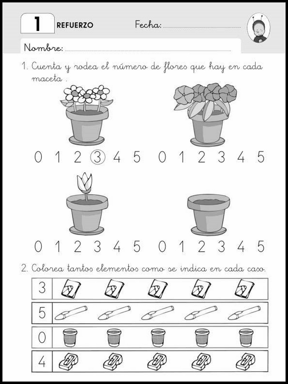 Maths Practice Worksheets for 6-Year-Olds 70