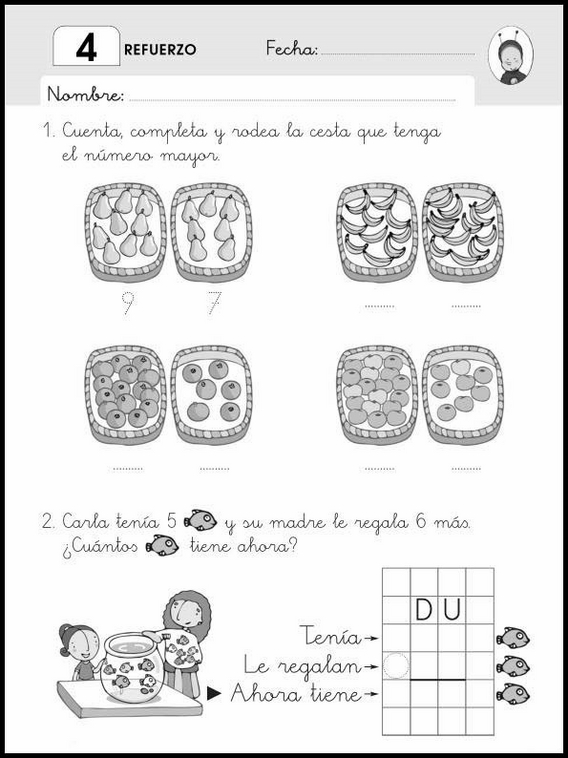 Exercícios de matemática para crianças de 6 anos 73