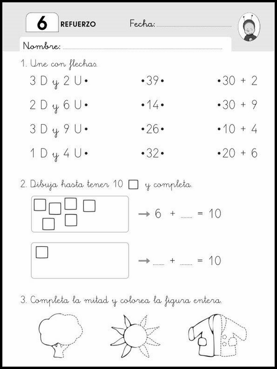 Entraînements de mathématiques pour enfants de 6 ans 75