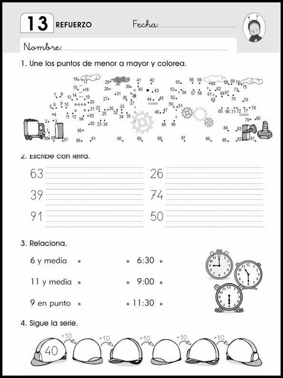 Maths Practice Worksheets for 6-Year-Olds 82