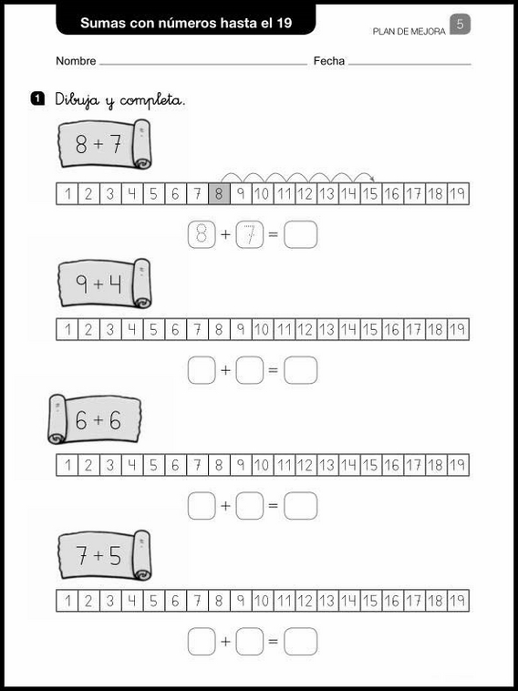 Revisões de matemática para crianças de 6 anos 10