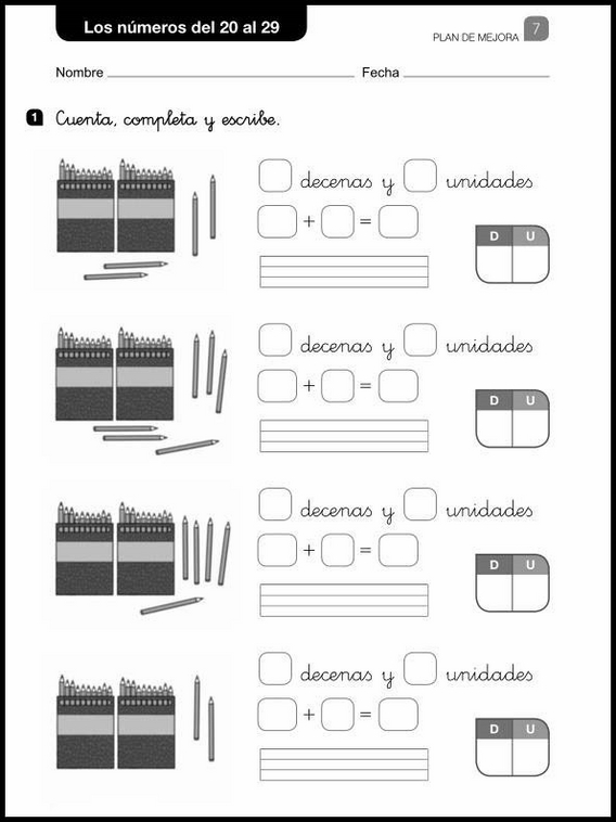 6 años 1º Educacion Primaria Repaso 15