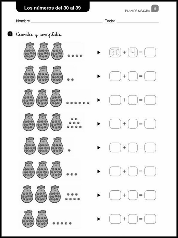 Maths Review Worksheets for 6-Year-Olds 17