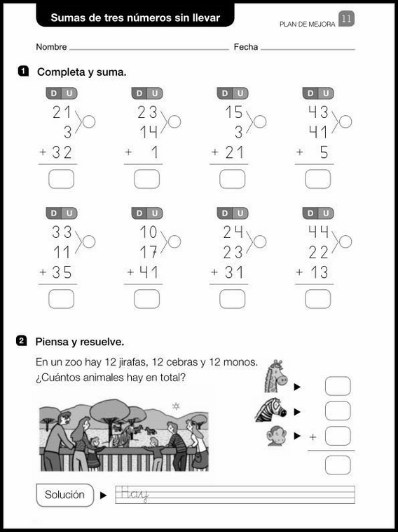Mathe-Wiederholungsblätter für 6-Jährige 27