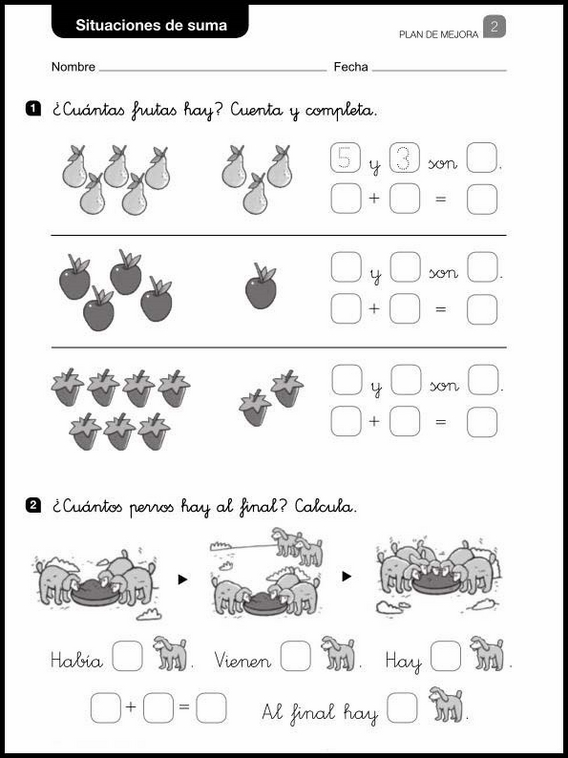 Maths Review Worksheets for 6-Year-Olds 3