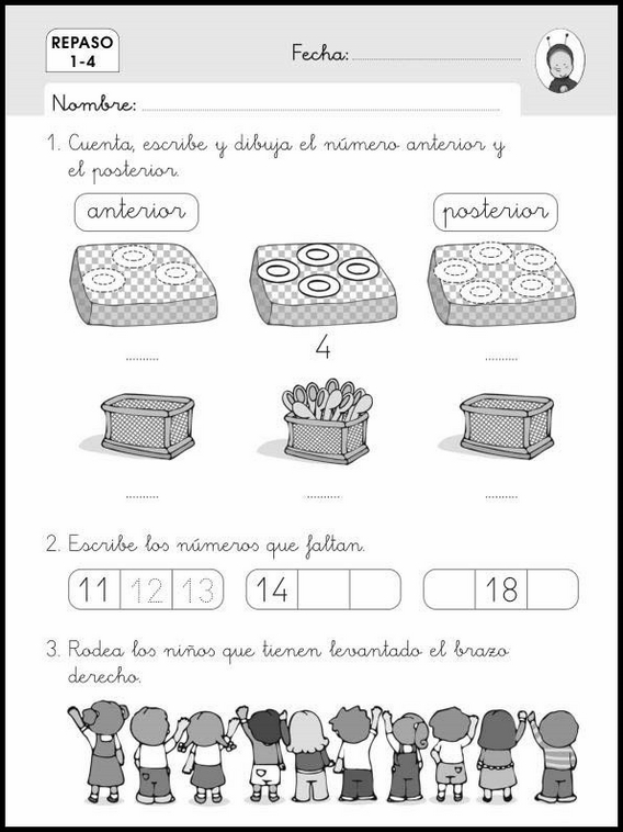 Maths Review Worksheets for 6-Year-Olds 44