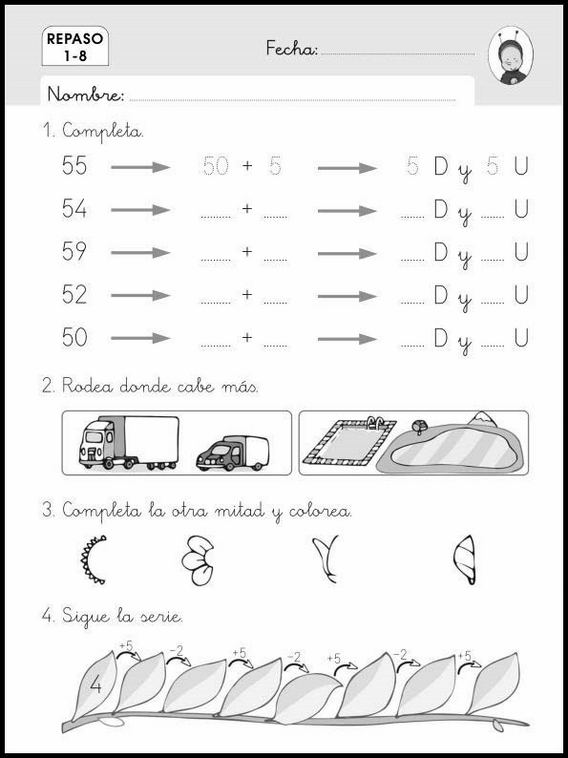 Maths Review Worksheets for 6-Year-Olds 48