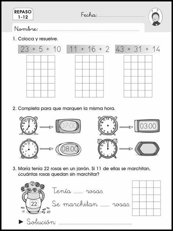 Révisions de mathématiques pour enfants de 6 ans 52