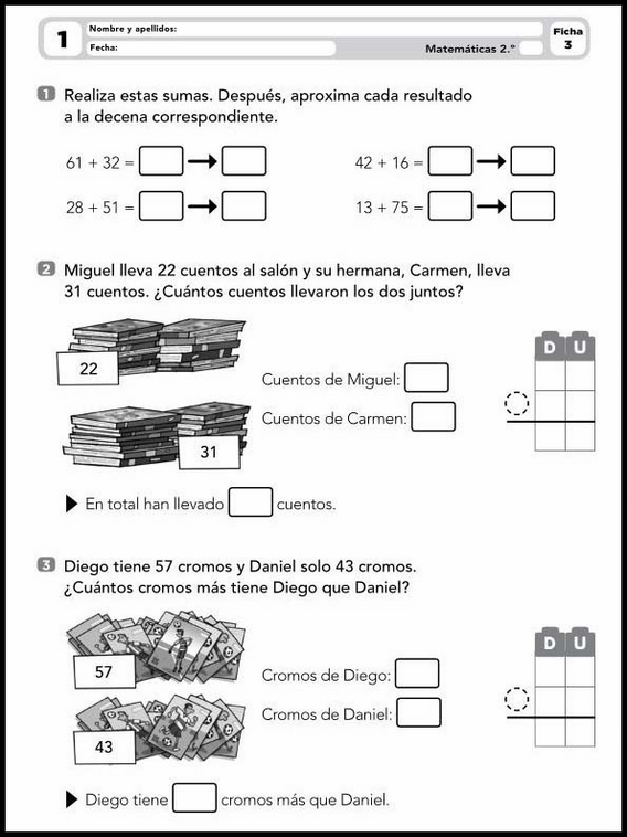 Esercizi di matematica per bambini di 7 anni 1
