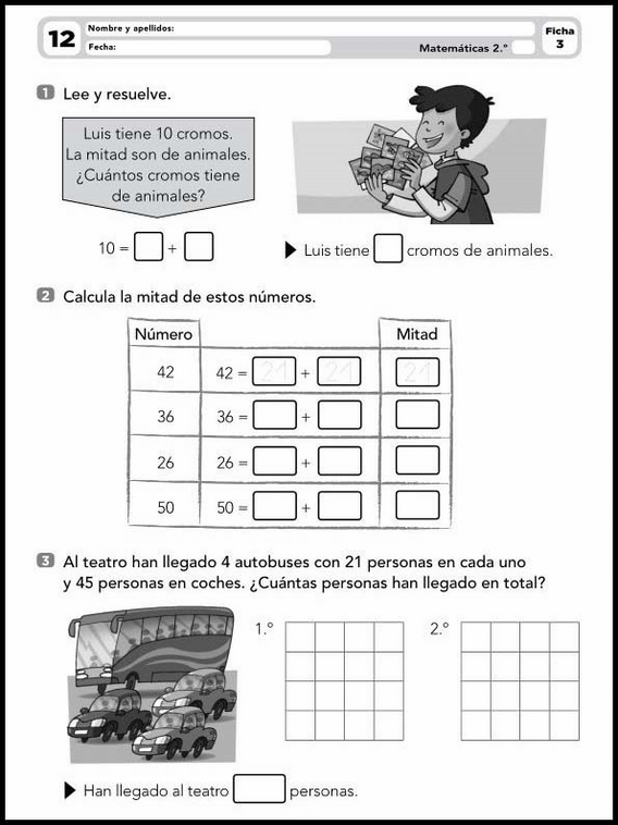 Matematikkoppgaver for 7-åringer 12