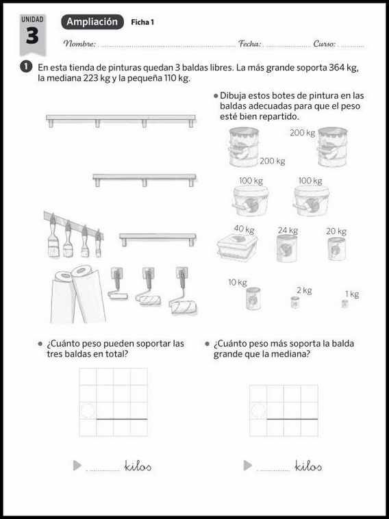 Esercizi di matematica per bambini di 7 anni 17