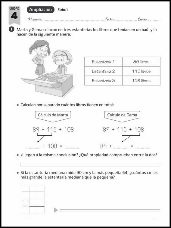 Esercizi di matematica per bambini di 7 anni 19