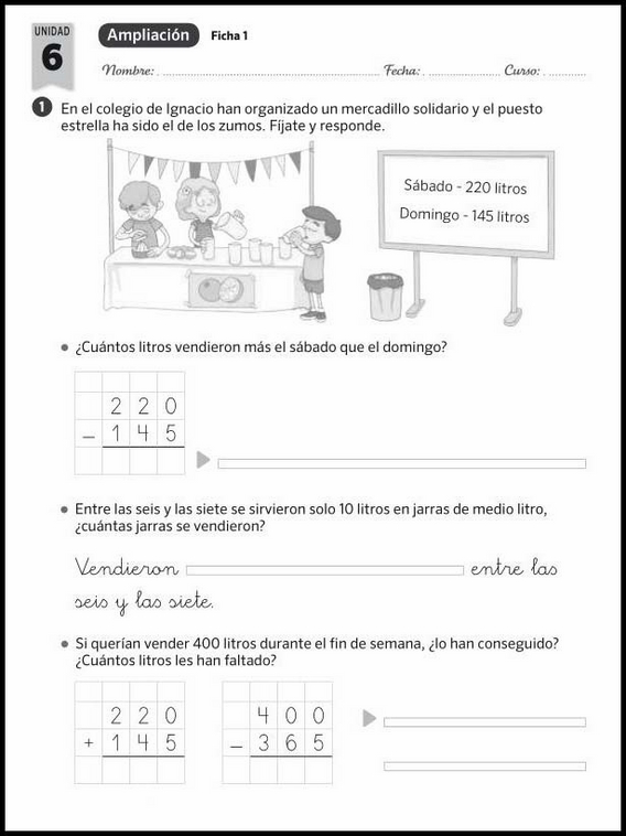 Esercizi di matematica per bambini di 7 anni 23