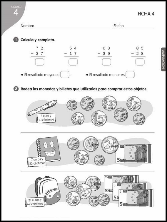 Esercizi di matematica per bambini di 7 anni 40