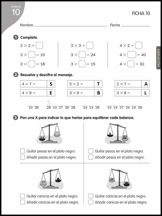 Esercizi di matematica per bambini di 7 anni 46