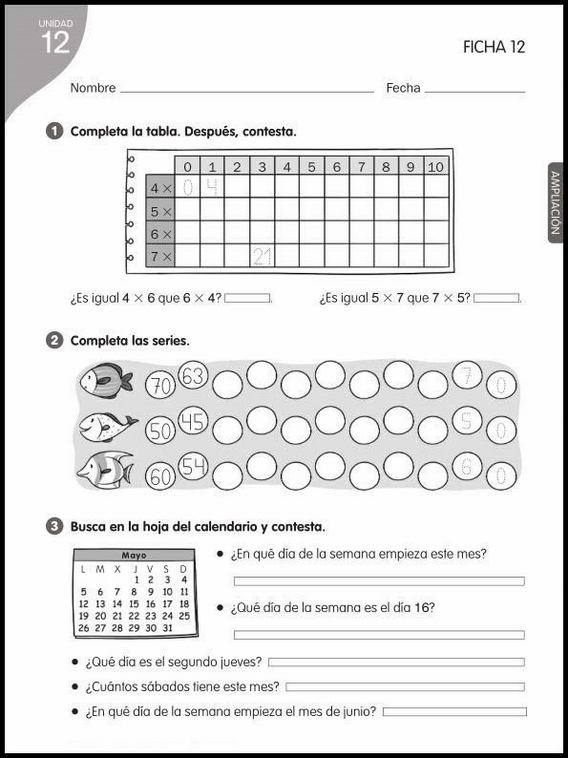 Matematikkoppgaver for 7-åringer 48