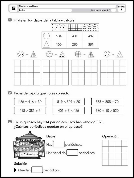 Mathe-Arbeitsblätter für 7-Jährige 5