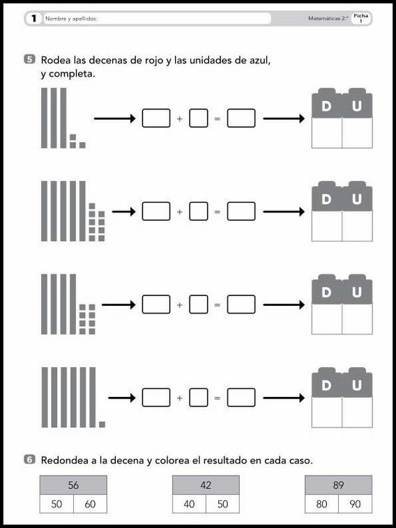 Exercícios de matemática para crianças de 7 anos 2