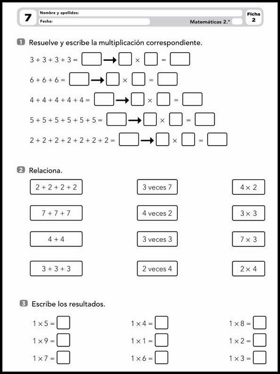 Entraînements de mathématiques pour enfants de 7 ans 21