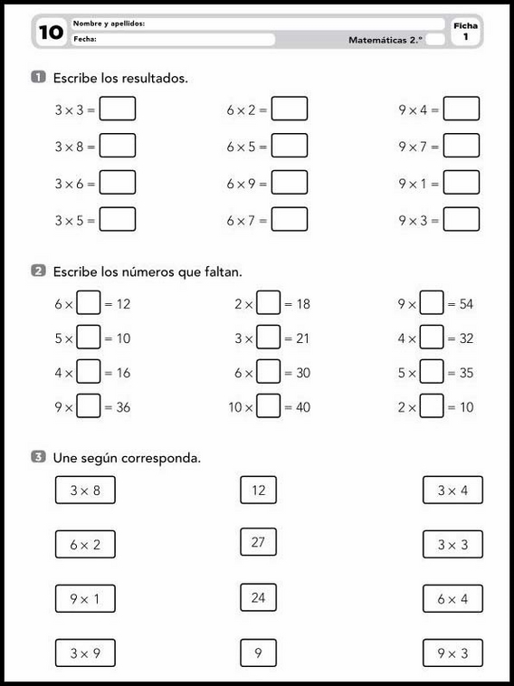 7 años 2º Educacion Primaria Refuerzo 28