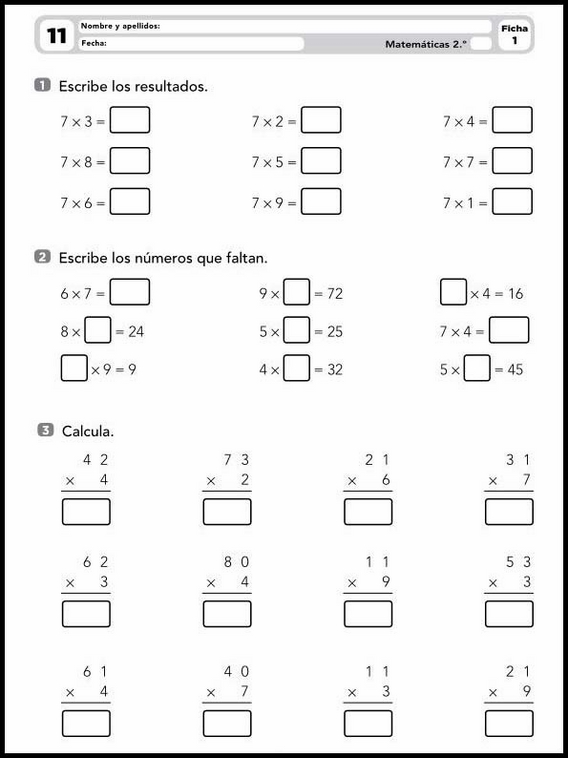 Entraînements de mathématiques pour enfants de 7 ans 31