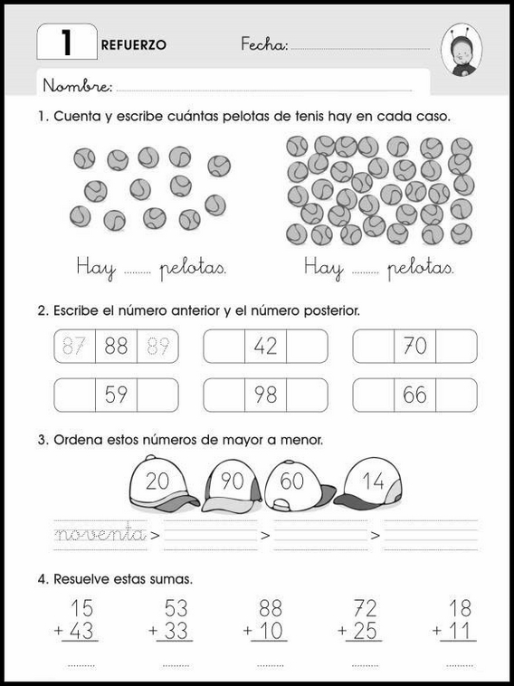 Entraînements de mathématiques pour enfants de 7 ans 37