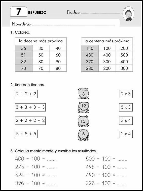 Maths Practice Worksheets for 7-Year-Olds 43