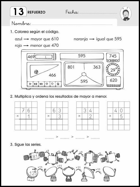 Exercícios de matemática para crianças de 7 anos 49