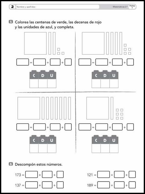 Exercícios de matemática para crianças de 7 anos 5